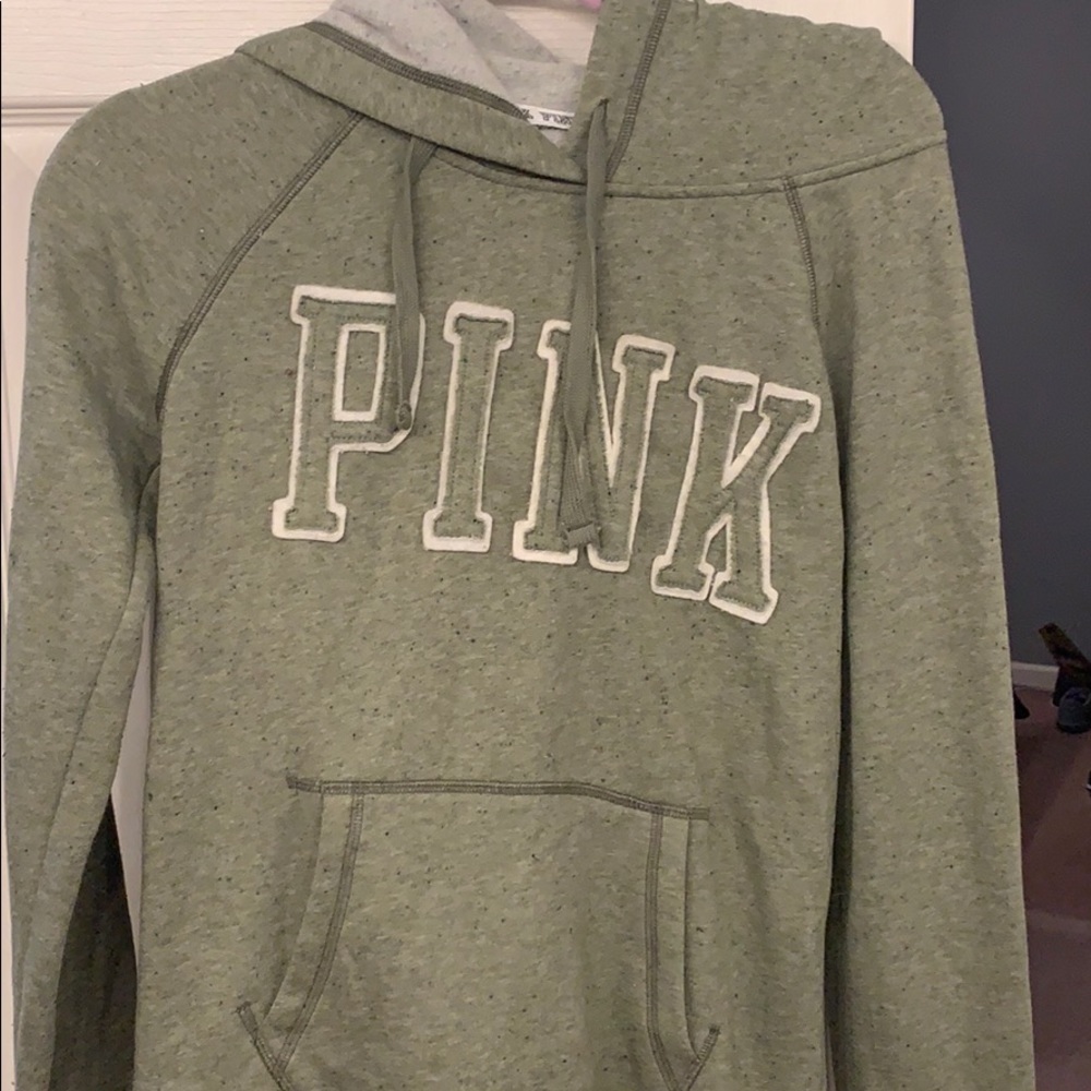 Pink Victoria’s Secret hoodie